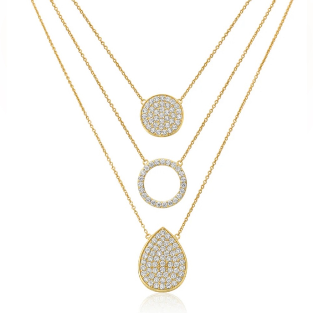 Jennifer Miller Triple Layer Necklace